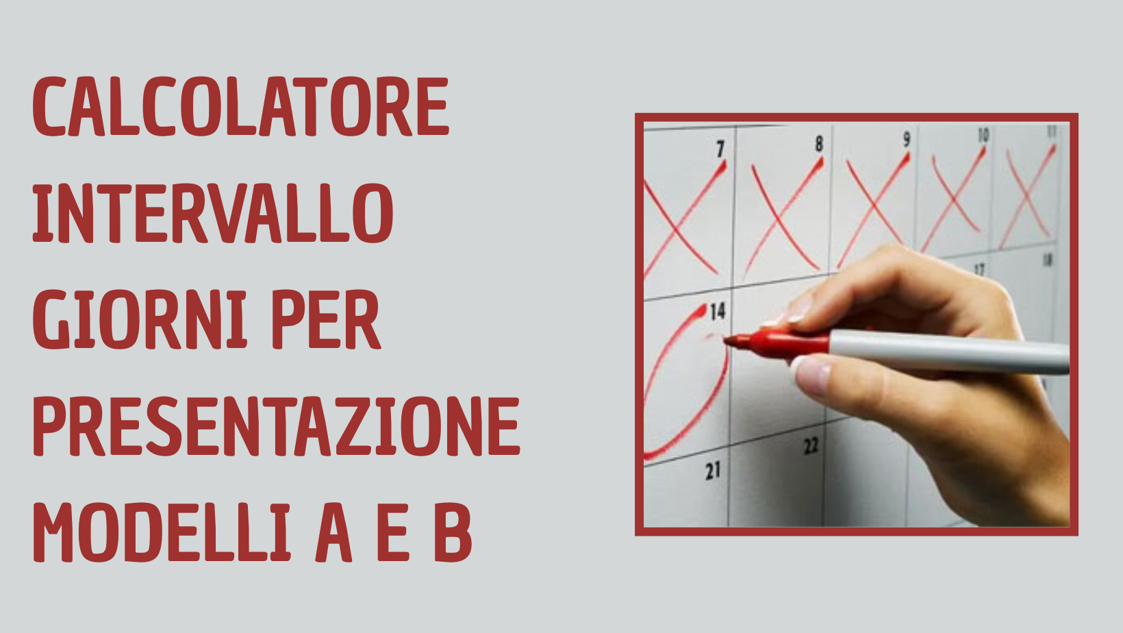 Calcolo intervallo di giorni